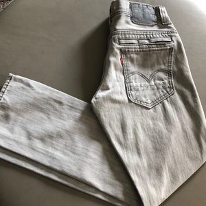 Levis grey wash 511’s.